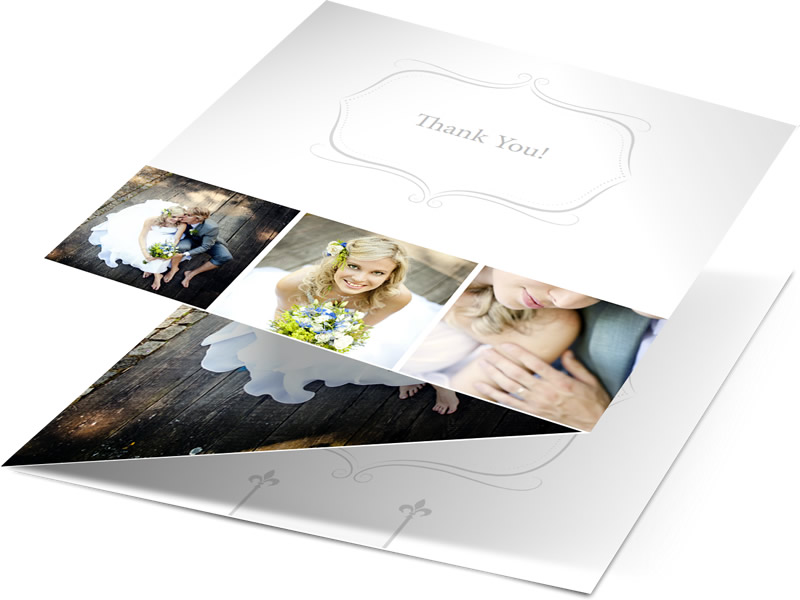 Double folded card