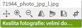 Kontrola ostrosti snímků v programu Saal designer